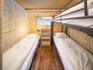 Nature Lodge: room with a bunk bed and single beds
