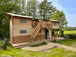 The Village: outdoor staircase to the upper level