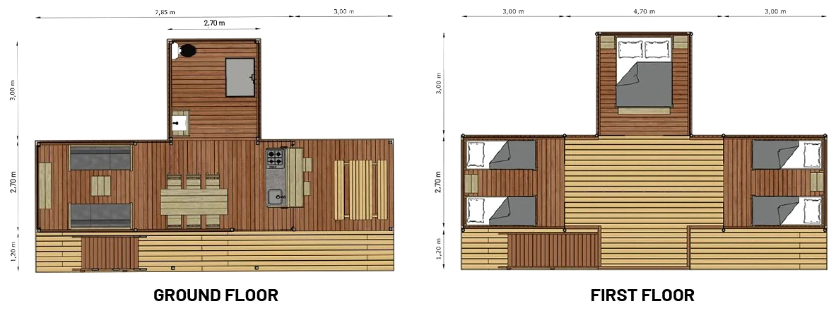 The Village Triple: planta (plano)